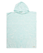 Terra Hooded Poncho Youth - Sage