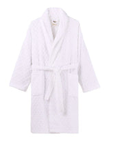 Polka Dot Robe - White