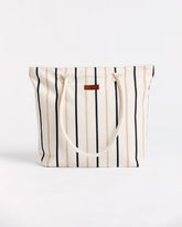 Vert Stripe Beach Tote