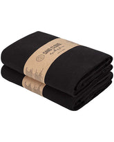 Classic Bath Washcloth Bundle- 6 Pack - Black