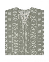 Terra Hooded Poncho- Green