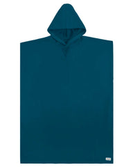 Border Classic Stripe Poncho - Aqua